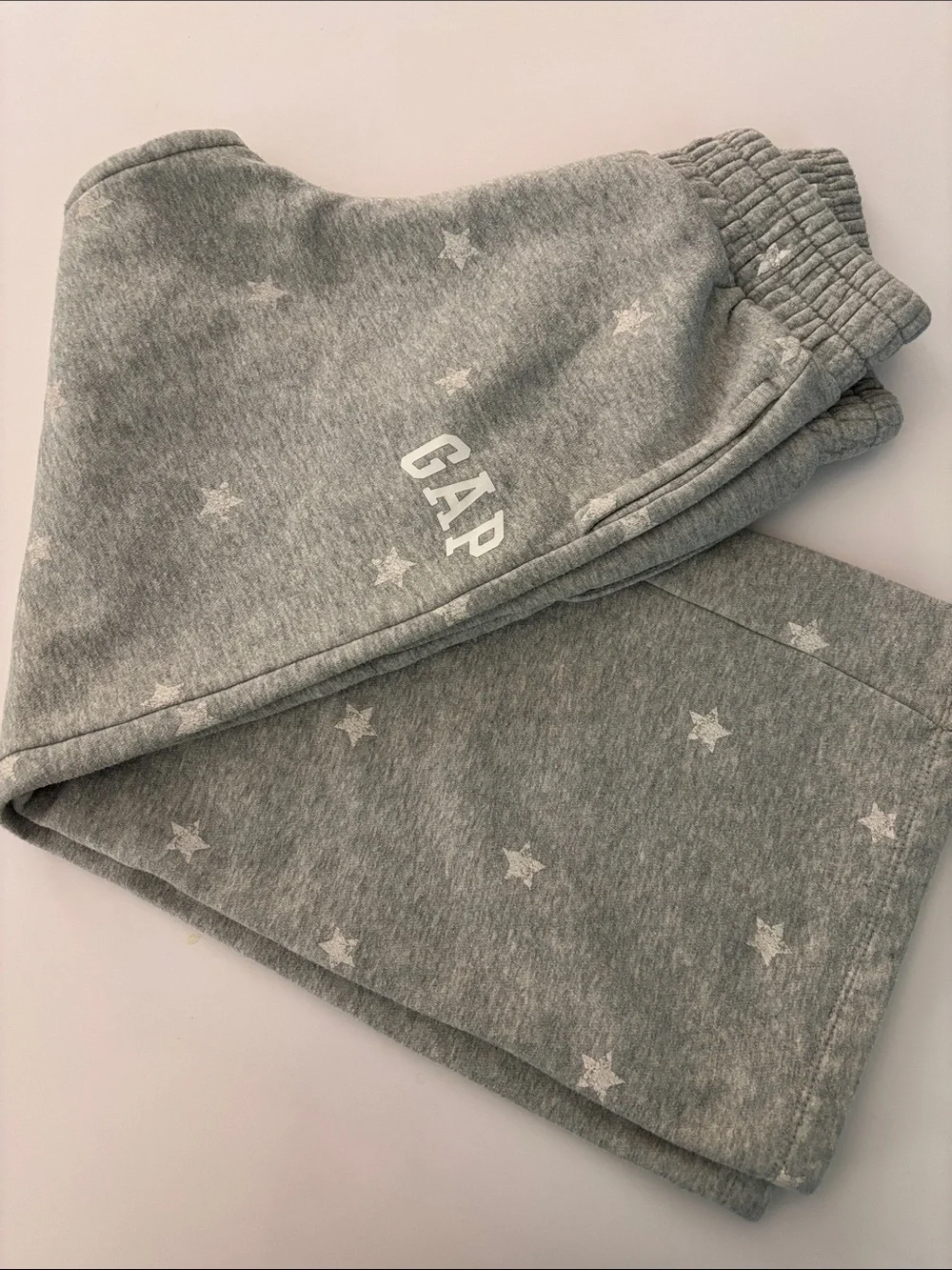 GAP Heather Gray Star Joggers
